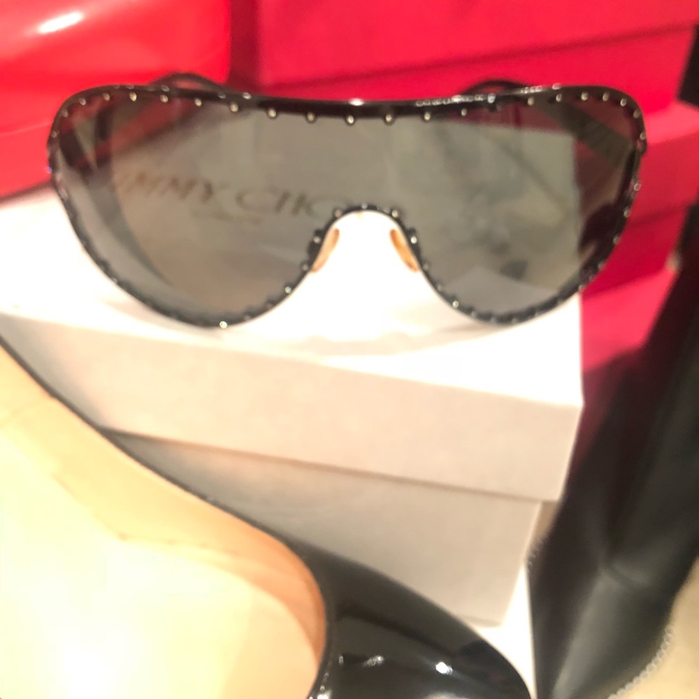 Valentino black studded sunglasses